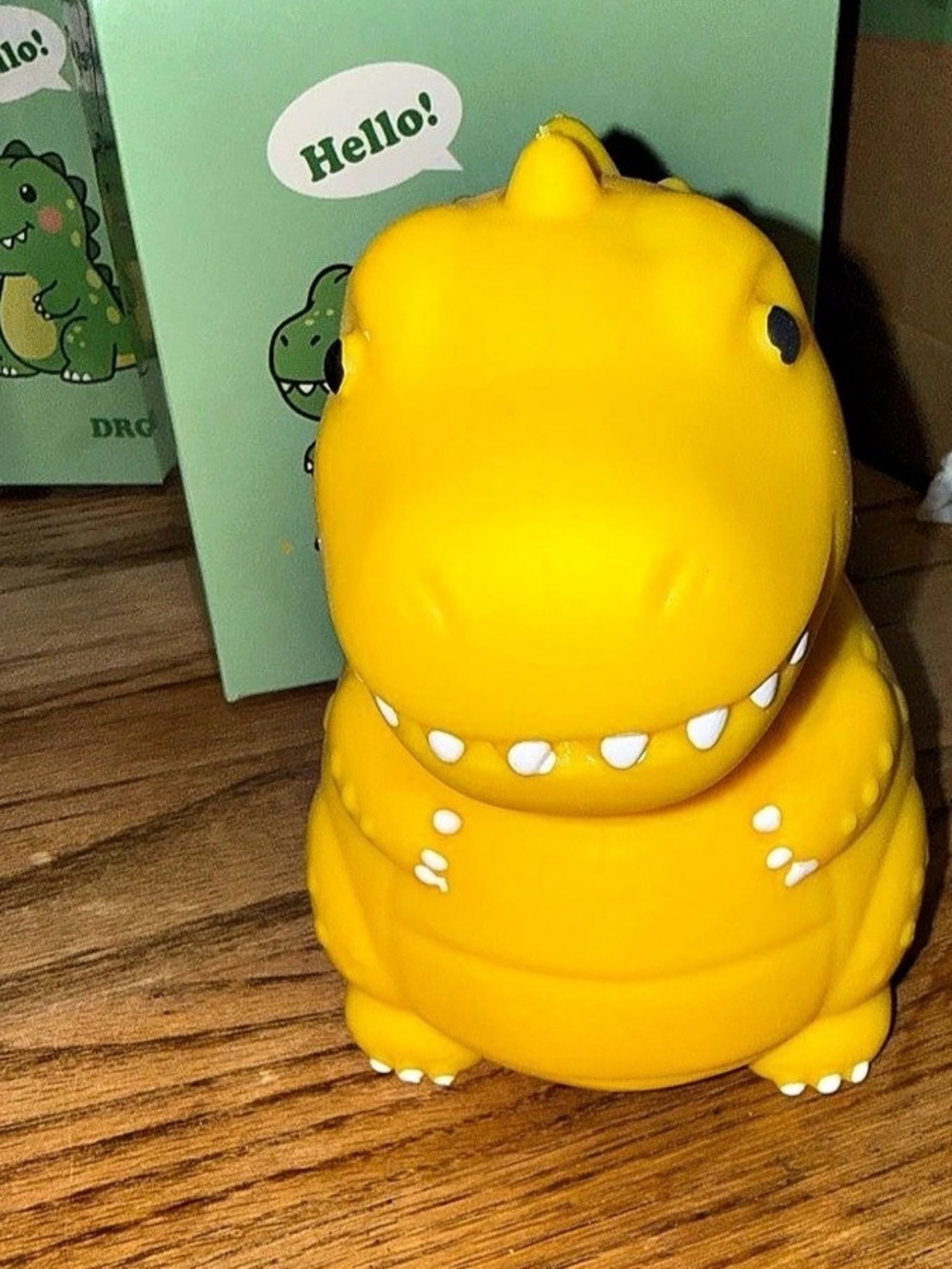 Jumbo Dinosaur squishy Squeeze Toy Yellow  or Green sensory toy